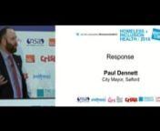 Paul Dennett, City Mayor of Salford discusses