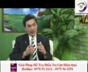 Bệnh Gút và tình trạng Axit Uric cao - BS Hoàng Khánh Toàn from sot ton