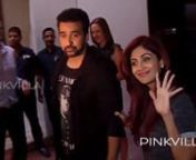 Spotted! Shilpa Shetty with hubby Raj Kundra at a dinner date from kundra