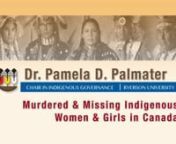 Monday, Nov. 7, at Johnson State College from 7pm to 9pm held in 207 Bentley Hall.nnLawyer, author and social justice activist Pamela Palmater speaks on indigenous women, murder and the Canadian justice system. nnPalmater, who teaches at Ryerson University in Toronto, is a member of the Eel River Bar First Nation in New Brunswick, Canada. This talk focuses on the treatment of Canada’s indigenous women, many of whom have been murdered or gone missing in the last decade.nnJSC associate professor