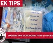 http://wwtrek.com ➤ Safety is always a concern when embarking on a feat like climbing Kilimanjaro.World Wide Trekking packs an extensive first aid kit on our trips, but there are still some small items you might want to bring also.Watch to learn more from the experts who climb Kilimanjaro regularly and professionally!nn************************************************************************************************************nnWorld Wide Trekking is well-prepared for our adventure on Kilim