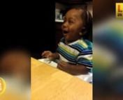 His reaction is adorable!nSource: http://mashable.com/2016/11/14/americas-funniest-home-videos-baby-excited-food/?utm_cid=hp-r-3#ISSFA0VEpqqn