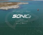 In this German spoken video Armin Harich, from the FLYSURFER Research and Development Team, talks together with top-racer and fellow kite developer Benni Bölli, about their new SONIC2. In this tech talk video they explain you what the most important features and innovations are on this highly advanced race and airstyle wing.nnSONIC2 Main features:n* Lotus/DLX+ Cloth Material Mixn* Double Cordwise Ballooningn* Flat Winglet Technologyn* Maximum Pressure Valvesn* Triple Depower Technologyn* Smart