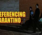 We all know Quentin Tarantino loves to reference film, TV, and pop culture, but does it work the other way around?Here is a collection of movies, television shows, and other various forms of media making references *to* the master of references.nFootage used (in order of appearance):nSWINGERSnTHE SIMPSONS (series)nIT&#39;S ALWAYS SUNNY IN PHILADELPHIA (series)nLET&#39;S BE COPSnRESERVOIR DOGSnDRINKING BUDDIESnRESERVOIR DOGSn