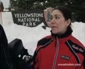 The second day touring Yellowstone National Park on snowmobiles. We visit the many thermals and Grand Canyon of Yellowstone. You will see just how majestic our National Parks are in the winter and a very enjoyable, friendly way to travel on snowmobile. This was originally featured on SnowTrails TV 500 series.