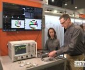 At our recent trip to NAB, Chris Shelly, RF/SI Modeling Engineer at Samtec, demonstrated how Samtec&#39;s new line of RF connectors process and transmit clear, error-free signals at 12G.nnFor more information on our RF/12G solutions, please visit the links below: nhttp://suddendocs.samtec.com/literature/samtec-rf-catalog.pdfnhttps://www.samtec.com/rf/componentsnRFTechnicalGroup@samtec.comnnSite:http://www.samtec.comnBlog: https://blog.samtec.comnFacebook: https://www.facebook