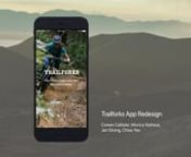 Trailforks is a mountain biking trail app for riders to share and plan their rides. What beganas a grassroots endeavor (a “glorified spreadsheet”nbuilt by the founder), is now the largest trail database in the world.nDespite its extensive library, Trailforks leans heavily on an exhaustive map legend—a feature that requires users to toggle continually between the map home screen and its legend.nIn addition, significant strain is put on the user to decode the legend’s lengthy list of icons
