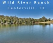This uniquely appointed, stunningly beautiful acreage with a year-round flowing creek and lake is a must-see.Ideally located midway between Houston and Dallas with quick and easy freeway access to both metros. Just off paved County Road 112 between Centerville and Madisonville, this ranch works as either a second home or full-time residence.nFollow the manicured trails through 350 acres of rolling recreational hunting and grazing land, to discover custom-builds for living and entertaining, liv