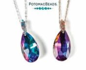 It is in the details with this compliment to any front drilled crystal bead or pendant. So to make a necklace like Allie&#39;s, grab a Potomac Crystal Water Drop Pendant, a few Miyuki 8/0 seed beads, Miyuki 11/0 seed beads, Miyuki 15/0 seed beads, some 2mm Potomac Crystals, a length of chain, a clasp and stitch along. This project will also make fabulous earrings!nnClick here for complete bead &amp; jewelry-making supply lists:n➡️ https://www.potomacbeads.com/water-drop-craw-crystal-bail-pendant