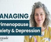 In this episode we meet Jennifer. Her powerful story about experiencing joint pain, mood swings, and depression will directly connect you to the emotional and physical struggles that perimenopause symptoms create in a woman’s life. In Jennifer’s case these brutal symptoms have left her fighting suicidal thoughts and deep anxiety.nnJennifer’s story is not uncommon, and the courage she has shown publicly sharing her story will, if nothing else, let other women impacted by severe symptoms kno