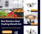 The stainless steel triply induction cookware new delhi is one of the safest choices for all cooking lovers. You can use the stainless steel triply induction cookware if you want to enjoy cooking benefits without any issues.