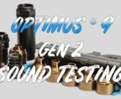This video overviews the sound performance capabilities and specifications of several popular / rated cartridges for the new Optimus (Gen 2) sound suppressor. The most notable improvements to the Gen 2, are: nn* ECO-FLOW™ Baffles for reduced back-pressure and increased at-ear performance while balancing muzzle performance. n* Patent-pending Wrench flats added to the tube for easier end-user operability. n* Integration of utility patent-pending CAM-LOK™ (QD piston interface) technology to qui