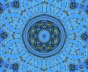 A motion mandala reflecting the impermanence of the world. An illusion occurs when the motion stops yet appears to continue moving, indicating we construct what we see. For better quality image please view from