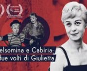 A cento anni dalla nascita di Giulietta Masina, ecco a voi un video essay che va ad analizzare le due interpretazioni più celebri dell&#39;attrice emiliana: ossia Gelsomina e Cabiria. Un&#39;occasione per trattare la poetica del primo Fellini (e non solo) da un nuovo punto di vista. nnUn sentito ringraziamento va a: Alessando Izzo e Francesca Detti de i LICAONI DIGITAL STUDIO (https://www.youtube.com/channel/UC7ccXnaTyGMVOtrSFY_AL2Q) per aver creduto senza riserve a questo mio progetto; e a Giacomo Bol