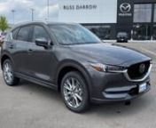 Machine Gray Metallic New 2021 Mazda CX-5 available in Madison, WI at Russ Darrow Mazda Madison. Servicing the Madison, Fitchburg, Monona, Shorewood Hills, Five Points, WI area. Used: https://www.russdarrowmadisonmazda.com/search/used-madison-wi/?cy=53718&amp;tp=used%2F&amp;utm_source=youtube&amp;utm_medium=referral&amp;utm_campaign=LESA_Vehicle_video_from_youtube New: https://www.russdarrowmadisonmazda.com/search/new-mazda-madison-wi/?cy=53718&amp;tp=new/ 2021 Mazda CX-5 Grand Touring - Stock#: