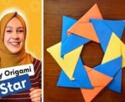 Welcome back, Noor Kids Crafters!In this video, we’re learning to make a fun and easy origami 8-point star.Origami is so relaxing to practice, and this colorful DIY artwork is a great decoration for Ramadan, Eid, or any time of year!Follow along with our tutorial to see how we made it!nnFor this fun DIY project, we’ll need:n- 8 sheets of papern- ScissorsnnEllen’s Pro Tips:n- The first piece of the star will always be the hardest to fold, don’t give up after just one!n- Save your sc
