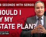 Florida Attorney Sergio Cabanas talks about the problems and dangers of doing your estate plan yourself by using online forms. He has outlined this topic in a brief 60-second overview to provide you with important information in a concise fashion.nnPara la version en español, ver aquí: n¿Debería hacer mi plan patrimonial por cuenta propia?nhttps://vimeo.com/696894392nn***Please note that the information in this video is not an adequate substitute for a consultation with an attorney who is kn