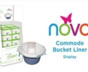Watch as Sue discusses our eye-catching new cardboard display for Commode Bucket Liners and its easy assembly.