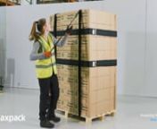 This video will demonstrate how to secure different types of pallets with the PalletPAL™.nnTo secure a standard pallet of cartons using PalletPAL™ and Kornerguard, pass the hook end of the PalletPAL™ load strap through the pallet using a pallet probe, bringing both ends on top of the pallet, and loosely secure through the buckle. Add the Kornerguard and tighten the straps to give a strong, secure load containment.nnWe recommend using a minimum of 2-3 straps to secure your load. Straps can