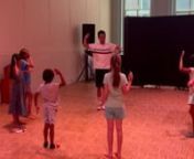 One Week Adventures in Art students learn some sick moves with CSSMA Faculty Member Yoyo!