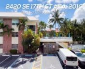 2420 SE 17th St #CA-201C, Fort Lauderdale, FL 33316.mp4 from 201c
