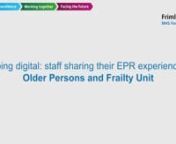 Going digital: OPU share their EPR experiences from opu