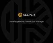 Keeper Connection Manager can be installed using one of three methods: An automated Docker Install, a Docker Compose Install, and Advanced Linux Install. The automated Docker Install is the recommended method of installation and the one that will be covered in this video.nnFor the Auto Docker Install method, we support any version of Linux. nnA couple notes before starting the install. nnIf you are using CentOS, Red Hat, or Ubuntu (as demonstrated here) install the haveged package to ensure that