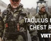 MULTI-CALIBER WORKHORSEnnThe Taculus™ MX chest rig is designed to withstand the most challenging conditions, making it perfect for range days or operational use. The water-resistant nylon chassis ensures maximum durability and protection from the elements. The three integrated rifle magazine pockets are adaptable to fit AR15, AK, or AR10 platform magazines. An additional included insert allows the mag pouches to hold two pistol or SMG stick mags. The laser-cut MOLLE, with elastic straps, will