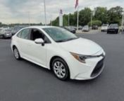 This is a USED 2022 TOYOTA COROLLA LE CVT offered in Goldsboro North Carolina by Toyota of Goldsboro (USED) located at 301 Oak Forest Road, Goldsboro, North CarolinannStock Number: P3443nnCall: 919-778-3232nnFor photos &amp; more info: nhttps://www.toyotaofgoldsboro.com/inventory/5YFEPMAE1NP272945nnHome Page: nhttps://www.toyotaofgoldsboro.com
