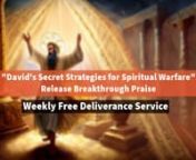 This inspirational video unveils King David&#39;s battle-tested secrets for spiritual breakthrough, focusing on the immense power of praise. It provides 7 practical steps, backed by scripture, for using praise to demolish spiritual strongholds.nnWalking through each step, the author explains how to magnify God&#39;s names, celebrate His victories, declare His sovereignty, align with heavenly worship, praise with abandon, release Spirit-inspired music, and persevere despite affliction. Infographics and B