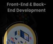 Front-end and back-end development are the two main aspects of web development. Front-end development is what users see and interact with, while back-end development is what happens behind the scenes.nnFront-end development includes the design, layout, and functionality of the website. Front-end developers use HTML, CSS, and JavaScript to create and maintain the user interface (UI).nnBack-end development is what makes the website work. It includes the server-side logic, database management, and