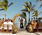 Wedding video by: https://alpakaweddings.comnnGet ready to dive into the awesomeness that was Charlie and Cody&#39;s wedding!nnAll the way from Las Vegas, this dynamic duo brought a Polish wedding videographer to the stunning shores of Tulum, Mexico. The setting? The breathtaking Blue Venado - Beach Wedding. Picture this: a humanist ceremony right on the beach of the gorgeous Yucatan Peninsula, surrounded by palm trees and a circle of loved ones. This wedding video is a wild ride, bursting with ener