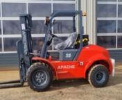 Unused Apache CPC35 Rough Terrain Forklift, 2 Stage Mast, Side Shift, Forks, Service Kit &amp; Tool Box (Copy of EC Declaration of Conformity Available) (2 Hours) - 2307083n140366117 - AK