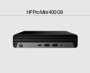 HP Pro Mini Tower 400 G9 Desktop PC (CM) from desktop pc hp