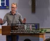 Full text/Audio/Video at https://gracesummit.org/Messages/20231217nnSNIP - first half of text is not here! nnThe Master SERVES the slaves. Jesus became a man and a slave to serve us.nnThis is part of the Great Reversal! They didn’t recognize this – that is not how they would have seen it – it was humiliating and shameful for a master to do. For a disciple, this would have been radical.nnWe talk about servant leadership and that is a good thing – and there are books written about it – b