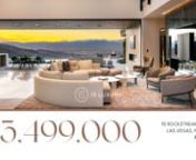 Listing represented by Ivan ShernIS LUXURY REAL ESTATE nLicense #BS.0046822 &#124;702.400.2400 &#124; ivan@isluxury.comnnA masterpiece of modern luxury and newly completed showcase home unveils majestic views of the Las Vegas Strip and beyond from every corner. Discover a haven of indulgence in the primary suite, where a spa-like ambiance awaits with a sauna, and lounge. This eco-conscious abode boasts a net-zero design, solar panels, LEED Platinum certification, and home automation. Designed by Architect