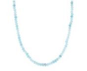https://www.ross-simons.com/935061.htmlnnSimply serendipitous, this 45.00 ct. t.w. aquamarine bead necklace is a dream come true. The perfect shade of blue, this necklace also boasts a magnetic clasp for easy on-and-off. 3mm beads in 14kt yellow gold are set at the end of necklace. Magnetic clasp, aquamarine bead necklace.