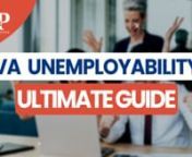 Welcome to the Ultimate VA Unemployability Guidenn0:00 Introductionn0:58 What is VA unemployability? What ratings do you need for VA unemployability?n1:41 Definition of VA Unemployability and TDIUn2:02 Do you qualify for VA Unemployability if you have a 60% disability rating?n2:38 100% rating vs. 90% rating in compensationn3:01 Other benefits for 100% disability Rating(education, spouse, children, and more)n3:37 What if I&#39;m getting Social Security Disability for a different disability than my