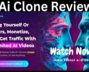 �Grab AI Clone and Bonus Here : https://warriorplus.com/o2/a/jl345p/0nnWelcome to our in-depth AI clone review video! Here, we explore the cutting-edge technology behind AI cloning and its applications in creating realistic voice replicas.nnOur review covers a range of topics, including the best methods and tools for creating an AI clone of your own voice or that of others. We&#39;ll discuss the basics of AI cloning, including how it works, and delve into popular deepfake tools like DeepVoice and