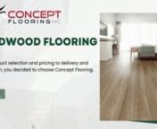 Concept Flooring specializes in all types of residential and commercial flooring in the Atlanta area, including Marietta, Roswell, Alpharetta, and Cumming. We have mill direct pricing and our customers love that we bring the showroom right to you for free, in-home estimates and our hardwood floor process is the best in GA. We handle everything from product selection to installation, and most jobs can be installed within a week, that&#39;s why we are one of the best hardwood flooring dealers in Sandy