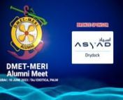 DMET-MERI Alumni Meet 2023 | Dubai from dmet