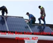 If you are considering going solar service, look no further than Phoenix Energy Products LLC dba PEP Solar. What sets PEP Solar apart from other Phoenix solar installers is their dedication to quality and efficiency. They only work with high-quality solar panels and equipment from reputable manufacturers. This ensures that each system installed by PEP Solar is built to last and performs optimally for years to come.nnPhoenix Energy Products llc dba PEP Solarn2025 W Deer Valley Road Suite 104, Pho