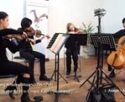 ProgramnPernambuco String QuartetnAdina Lopez, Luca Shin, Tahlia BrennanRafael VelasconWolfgang Amadeus Mozart (1756–1791)nString Quartet No.19 in C major, K.465 (“Dissonance”)ni. Adagio – AllegronFelix Mendelssohn (1809–1847)nString Quartet No.4 in E Minor, Op.44, No.2ni. Allegro assai appassionatonii. Scherzo: Allegro di molton9’ &#124; 14’nnMahogany String QuartetnJude Owens-Fleetwood, Victoria Phan, Oliver BrownJasmin BakernJoseph Haydn (1732–1809)nString Quartet in G Minor, O