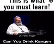 Harvard Trained General and Vascular Surgeon, Dr. Horst Filtzer explains how drinking this Electrolyzed Reduced Water can help you. Listen to what he says.nnFor help getting your own water system that Dr. Filtzer encourages for wellness, get back in touch with the person who sent you this link, they will be able to help you answer any questions and get set up with your system.nnUS Residents: this water system is HSA eligible through many health insurance providers — reach out to the person who