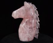 G0133 Rose Quartz Crystal Horse from g0133