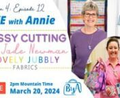 March 20, 2024 (2pm Mountain Time)nnToday we’ll be joined by the lovely, energetic, and enthusiastic Jade Newman of Lovely Jubbly Fabrics in the UK.nnThe Grand Prize winner for the UK in this year’s LQS Contest, Jade has a passion for fussy cutting, foundation paper piecing, and all things Tula Pink!nnJoin us for lots of fun in merry old England as Jade shares her tips, tricks, and techniques!n- - - - - - - - - - - - - - - - - - - - - - - - - - - - - -nTechnique:n- Techniques for fussy cutti