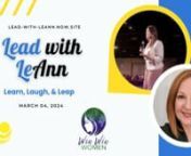 Get ready for an inspiring episode of Lead with LeAnn! Join us as we welcome Heather Legge, a dynamic Leadership Coach, Trainer, and the mastermind behind Envision Success Inc. Heather&#39;s expertise shines through as she shares insights from her latest book, &#39;Lead With Moxie,&#39; and her vast experience coaching leaders since 2006. With a passion for empowering leaders of all levels, Heather is on a mission to equip them with the skills and courage needed to leave a lasting impact and craft their int