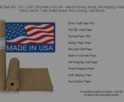 Click here&#62;thttps://amzn.to/46Wyid7&#60;to see this product on Amazon!nnnnAs an Amazon Associate I earn from qualifying purchases. Thanks for your support!nnnnnnBrown Kraft Paper Roll - 18