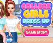 Our college girls don’t sacrifice beauty and fashion, so we have a very fun and exciting College Girl Dress Up Game for girls. Throw out boredom and have fun in this college fashion game.nDownload For Android: https://bit.ly/35ZsEKwn---nSubscribe Our Channel for More Game Story Videosnhttps://www.youtube.com/channel/UCRZEkwxDV7aspzLuBN77vDQnLike Our Facebook Pagenhttps://www.facebook.com/Kokozone.pk/nVisit Our Websitenhttps://thekokozone.com/nWatch Us on Daily Motionnhttps://www.dailymotion.co