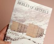 In Berlin Quarterly’s Spring 2021 issue, there is a marked focus on the East. We begin with journalist Zuzanna Bukłaha’s reportage on the current political and social fissures in her native Poland, and end in Russia, with Michael Marder’s memoir about Chernobyl, accompanied by Anaïs Tondeur’s cyanotypes of vegetation from the exclusion zones. It’s a challenging, beautiful read. See our video review for a guide.